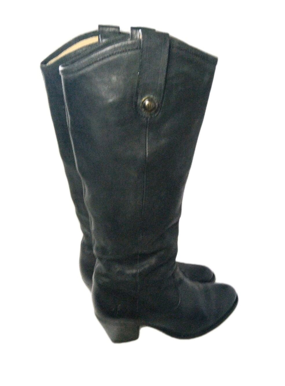 Frye Jackie Button Boots Women's Size 6 B Black #76575 Retail $418